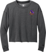 Youngstown Phantoms New Era Ladies Tri-Blend Fleece Crop Crew