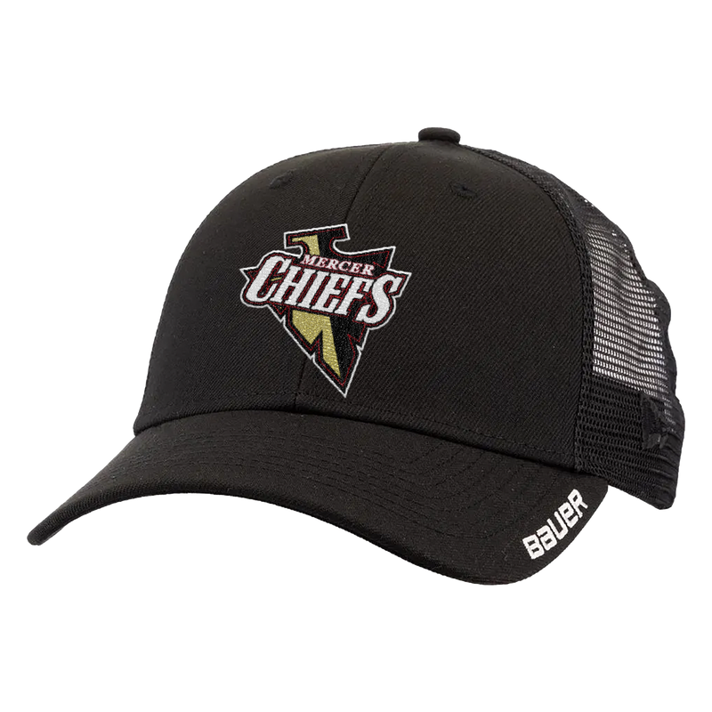 Mercer Chiefs Bauer Adult Team Mesh Snapback