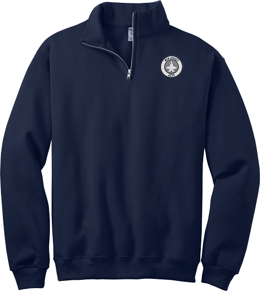 NJ Jets NuBlend 1/4-Zip Cadet Collar Sweatshirt