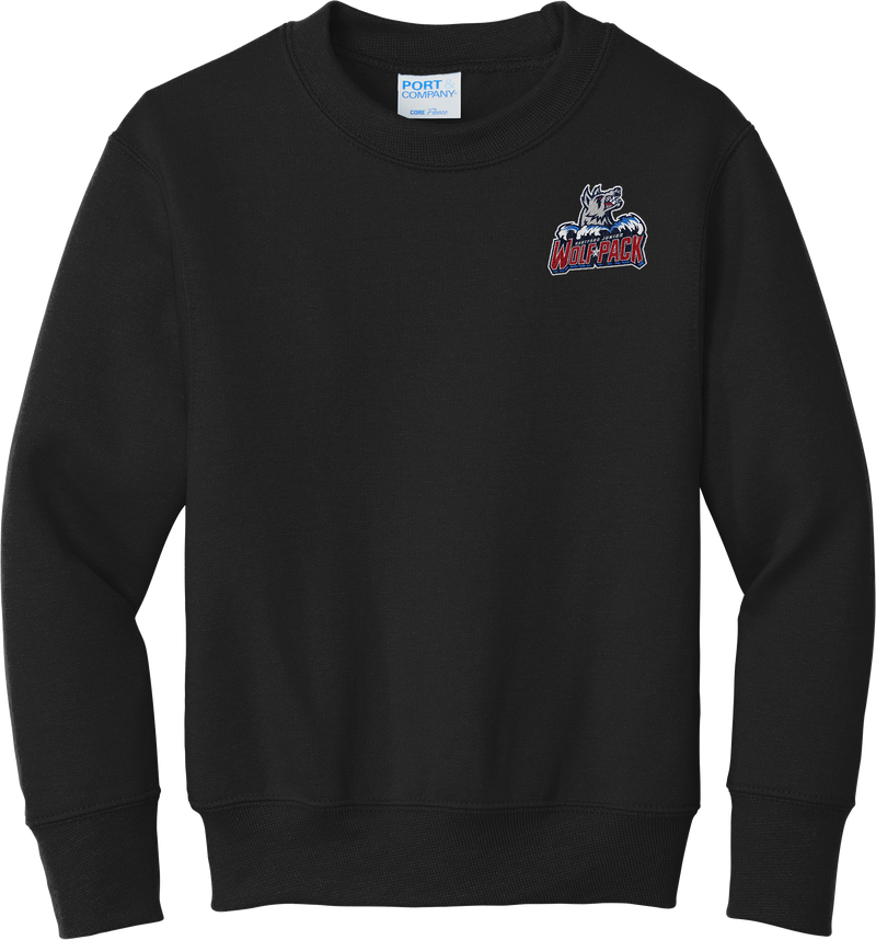 Hartford Jr. Wolfpack Youth Core Fleece Crewneck Sweatshirt