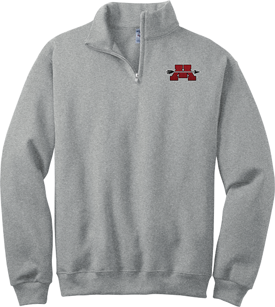 Mercer Arrows NuBlend 1/4-Zip Cadet Collar Sweatshirt