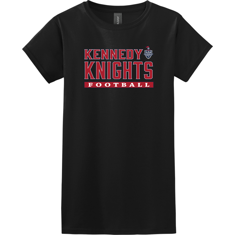 JFK Knights Football Softstyle Ladies' T-Shirt