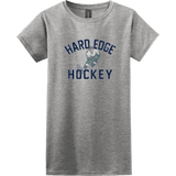 Hard Edge Hockey Softstyle Ladies' T-Shirt