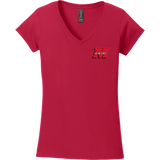 Team Maryland Softstyle Ladies Fit V-Neck T-Shirt