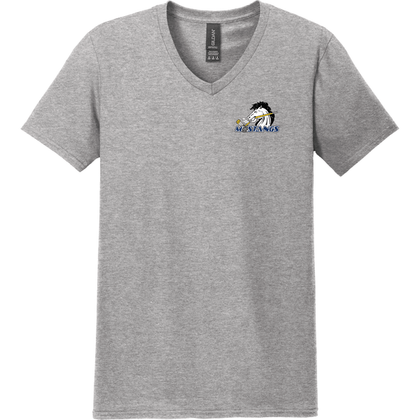 Mid-State Mustangs Softstyle V-Neck T-Shirt