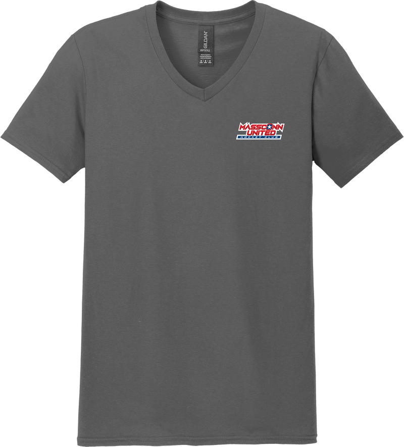 Mass Conn United Softstyle V-Neck T-Shirt