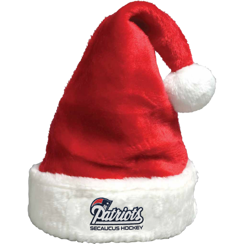 Secaucus Patriots Plush Santa Hat