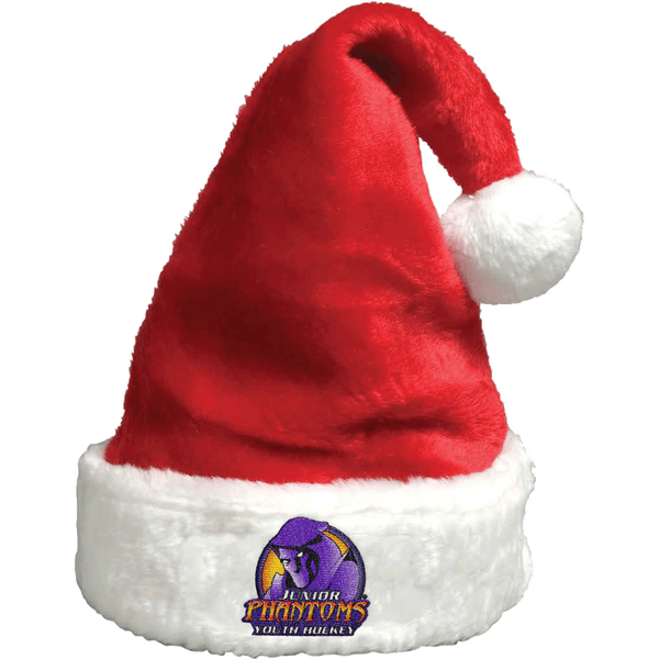 Jr. Phantoms Plush Santa Hat