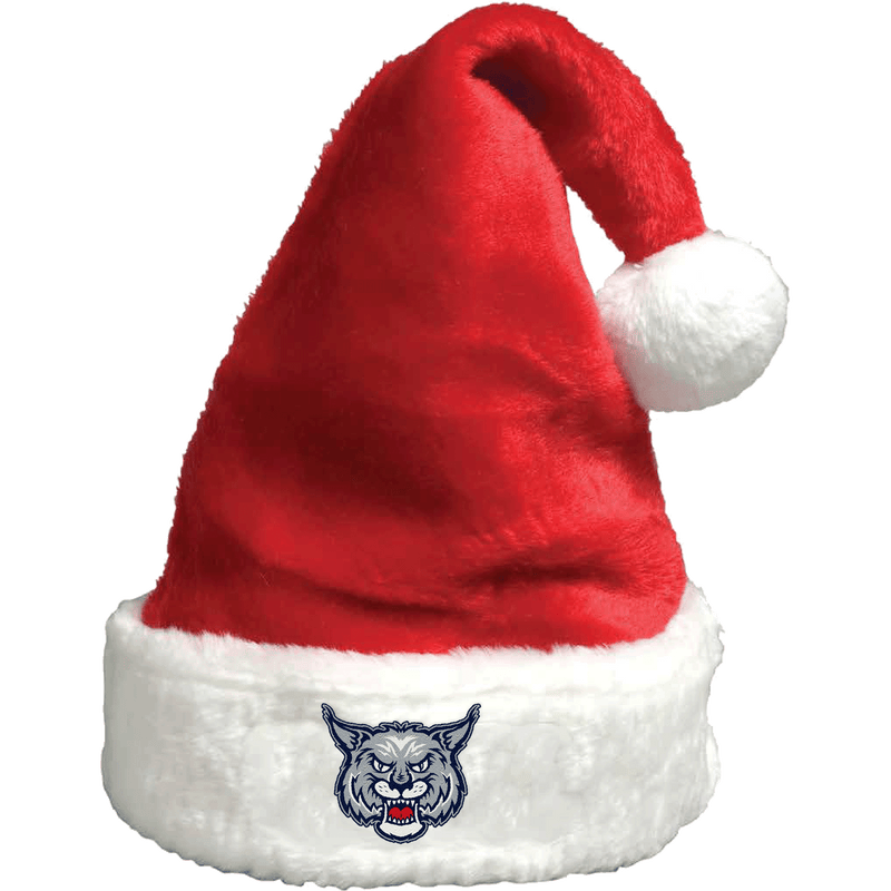 CT Bobcats Plush Santa Hat