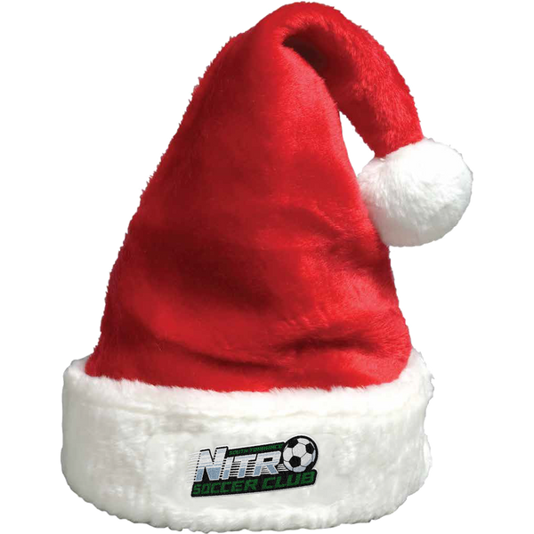 Nitro Soccer Plush Santa Hat