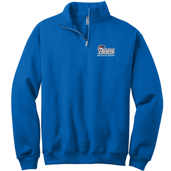 Secaucus Patriots NuBlend 1/4-Zip Cadet Collar Sweatshirt