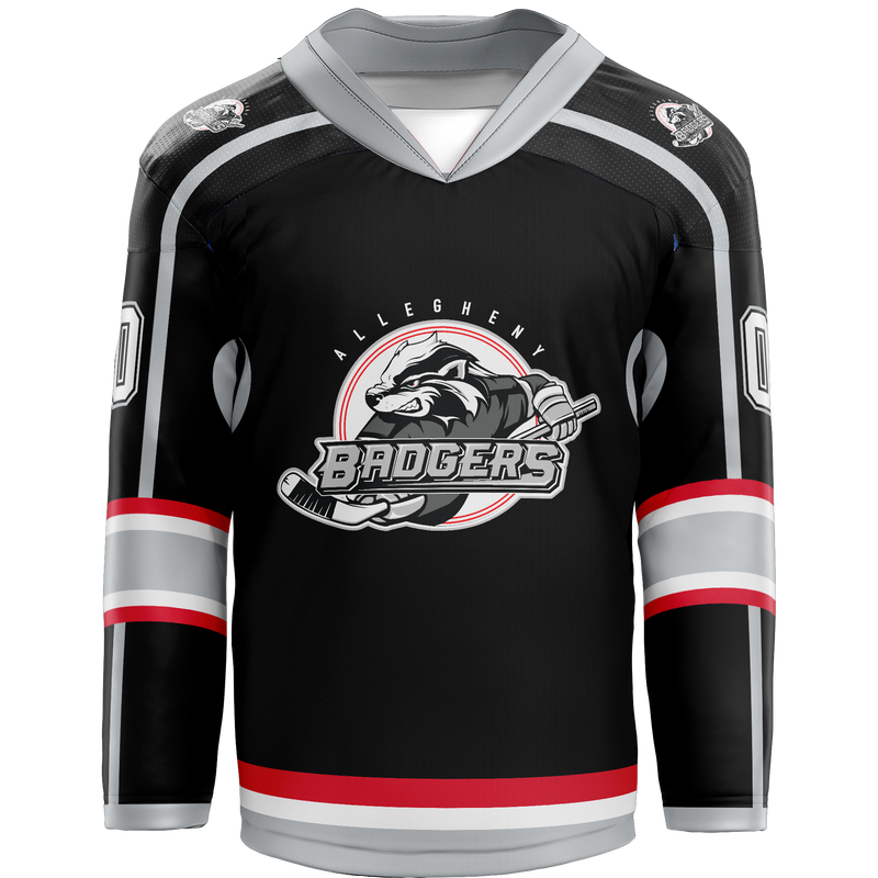 Allegheny Badgers Adult Player Sublimated Jersey