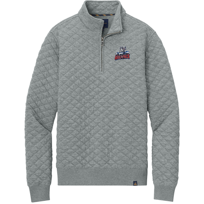 Hartford Jr. Wolfpack Brooks Brothers Diamond Quilt 1/4-Zip