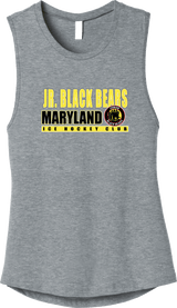 MD Jr. Black Bears Womens Jersey Muscle Tank