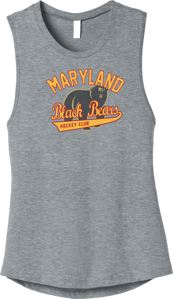 Maryland Black Bears Womens Jersey Muscle Tank