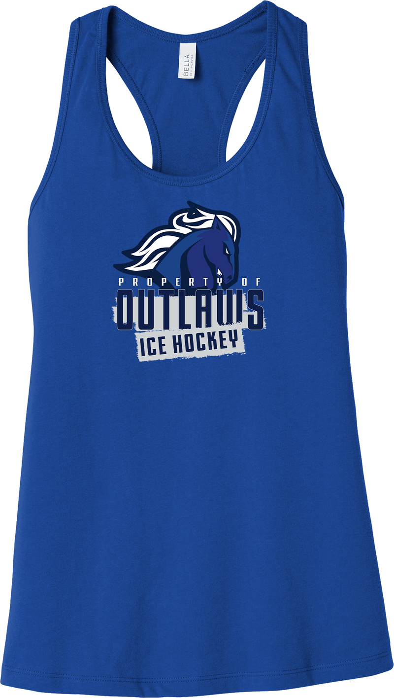 Brandywine Outlaws Womens Jersey Racerback Tank