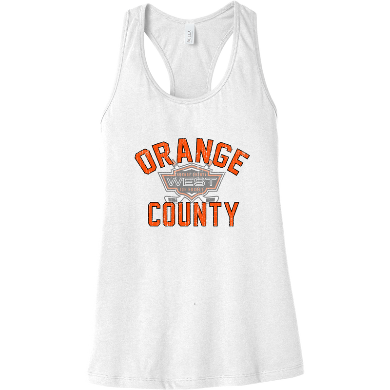 Orange County West Womens Jersey Racerback Tank