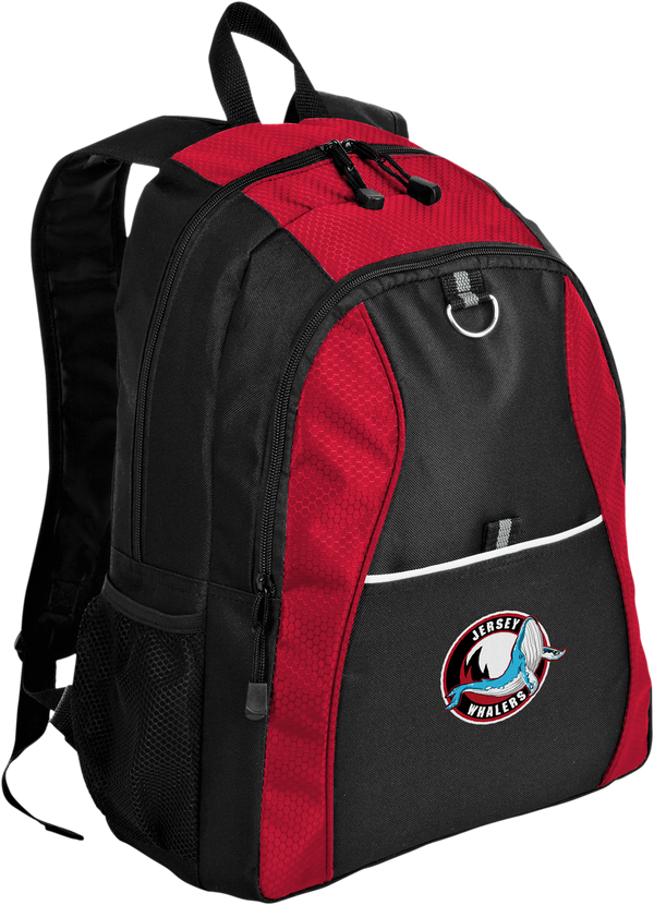 Jersey Shore Whalers Contrast Honeycomb Backpack (E1407-BAG)