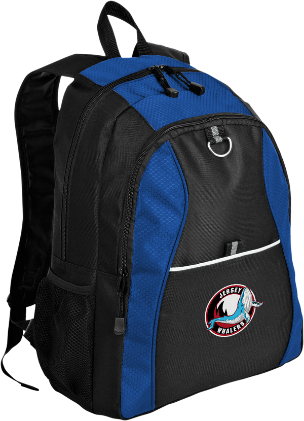 Jersey Shore Whalers Contrast Honeycomb Backpack (E1407-BAG)