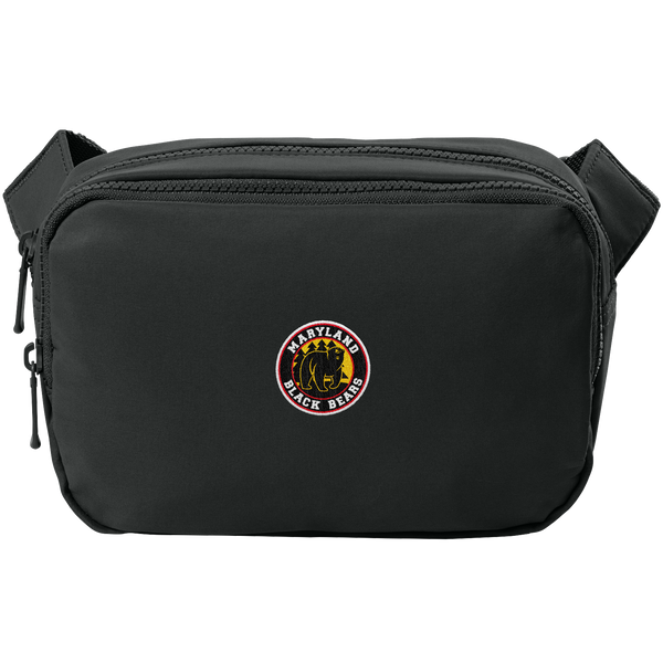 Maryland Black Bears Matte Dual-Compartment Crossbody