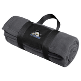 Mid-State Mustangs Fleece Blanket with Carrying Strap