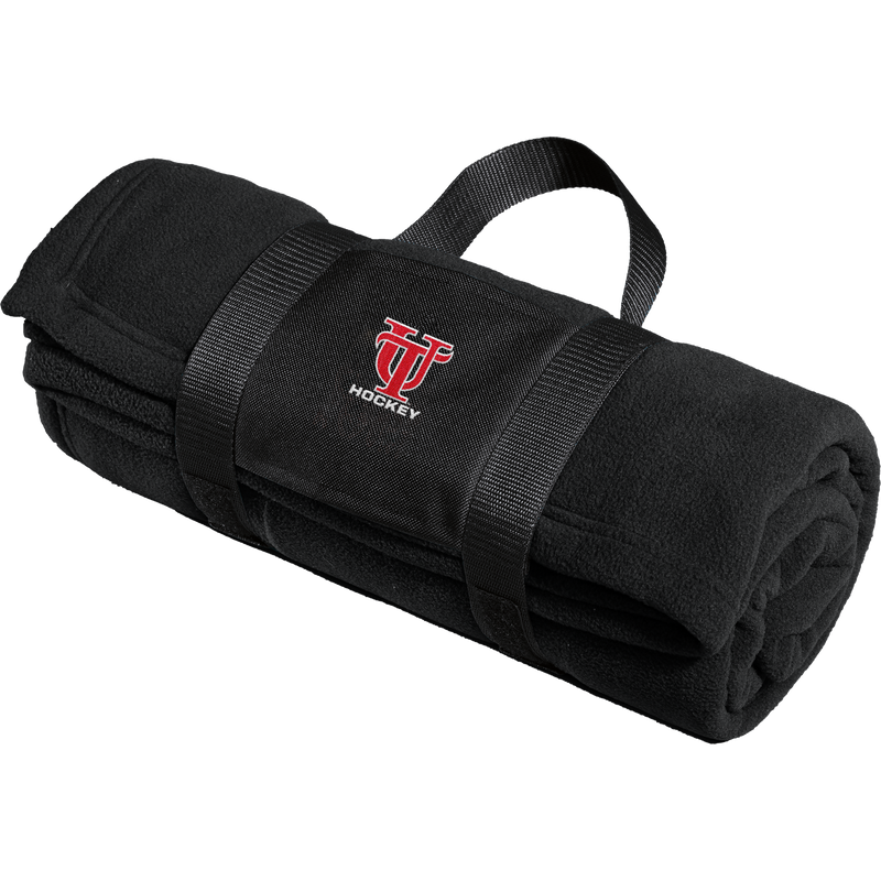 University of Tampa Fleece Blanket with Carrying Strap