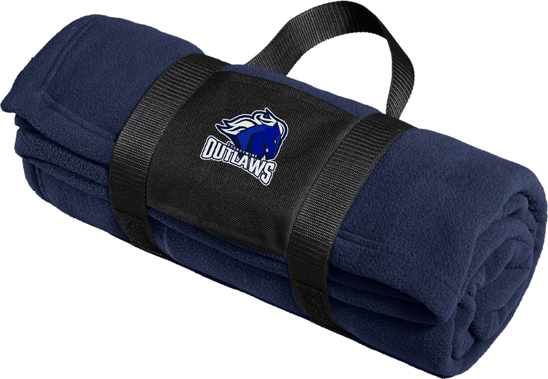 Brandywine Outlaws Fleece Blanket with Carrying Strap