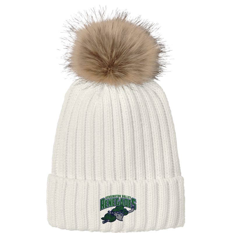 Kensington Valley Renegades Faux Fur Pom Beanie