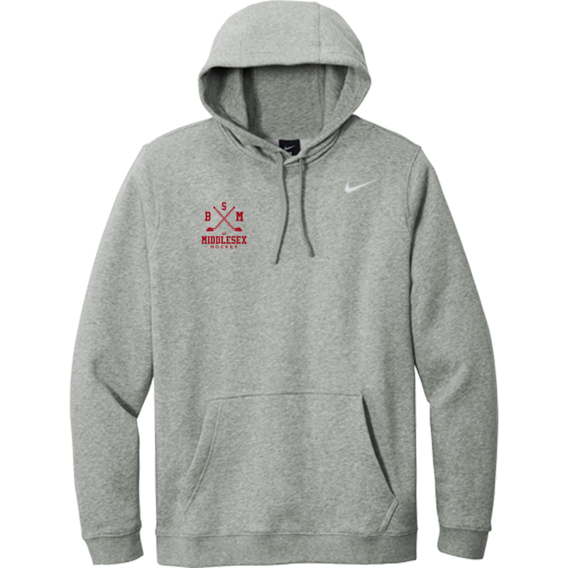 BSM Middlesex Nike Club Fleece Pullover Hoodie