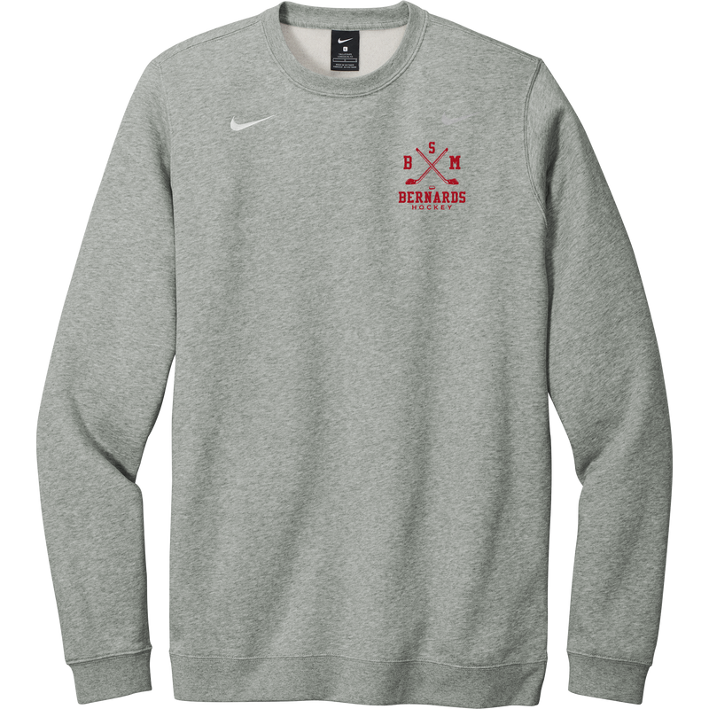 BSM Bernards Nike Club Fleece Crew