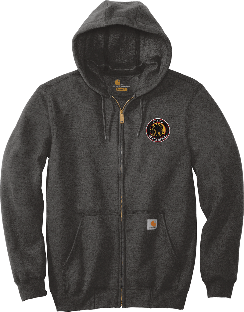 MD Jr. Black Bears Carhartt Midweight Hooded Zip-Front Sweatshirt