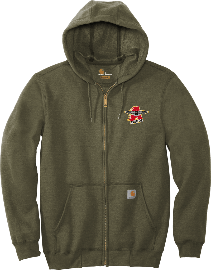 NY Aviators Carhartt Midweight Hooded Zip-Front Sweatshirt