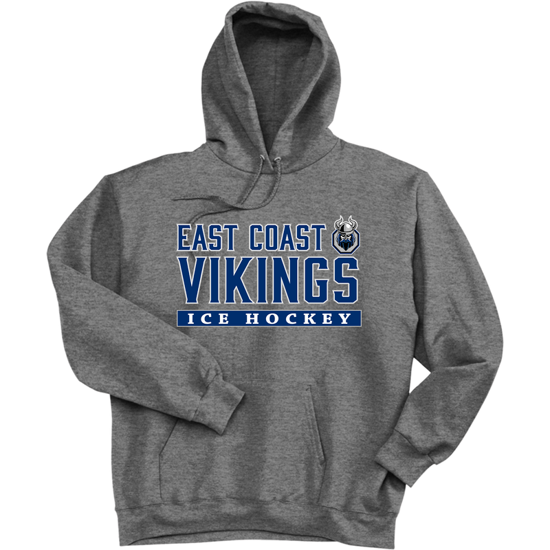 East Coast Vikings (Mens) Ultimate Cotton - Pullover Hooded Sweatshirt