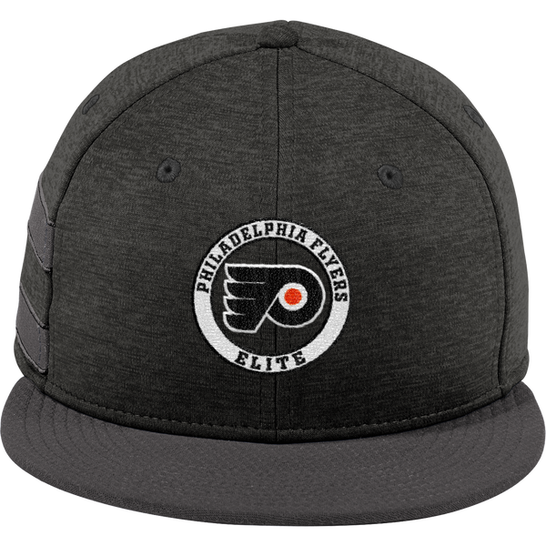 Philadelphia Flyers Elite New Era Shadow Heather Striped Flat Bill Snapback Cap