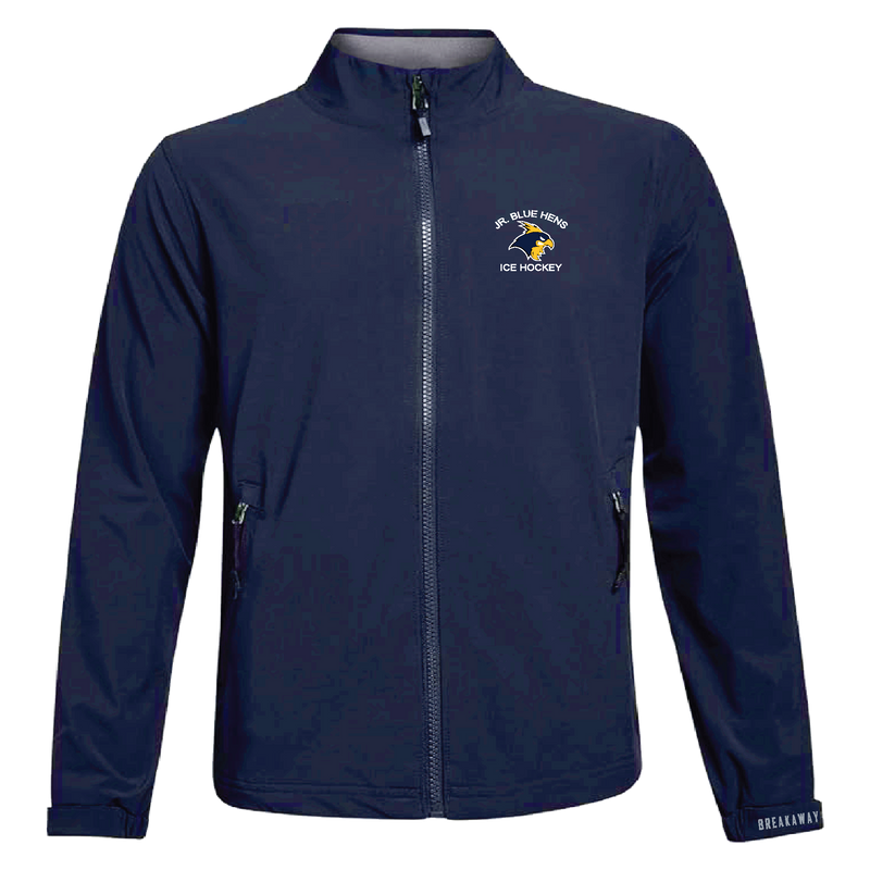 Adult Breakaway Lightweight Warm Up Jacket (Delaware Jr. Blue Hens)