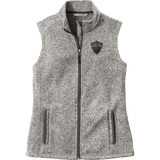 Lansing Spartans Ladies Sweater Fleece Vest