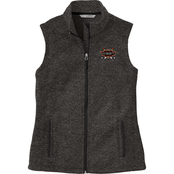 Orange County West Ladies Sweater Fleece Vest