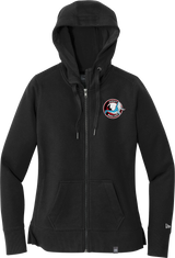 Jersey Shore Whalers New Era Ladies French Terry Full-Zip Hoodie (E1407-LC)