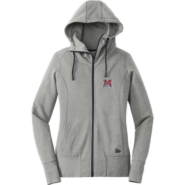 Jr. Mounties New Era Ladies Tri-Blend Fleece Full-Zip Hoodie