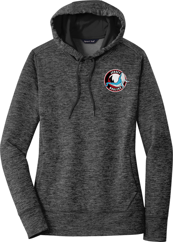 Jersey Shore Whalers Ladies PosiCharge Electric Heather Fleece Hooded Pullover (E1407-LC)