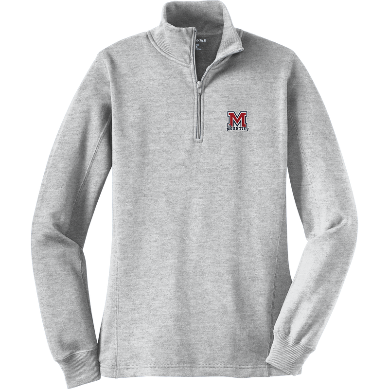 Jr. Mounties Ladies 1/4-Zip Sweatshirt