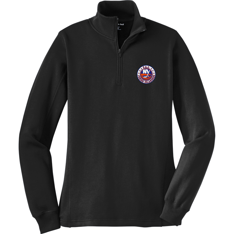 PAL Jr. Islanders Ladies 1/4-Zip Sweatshirt