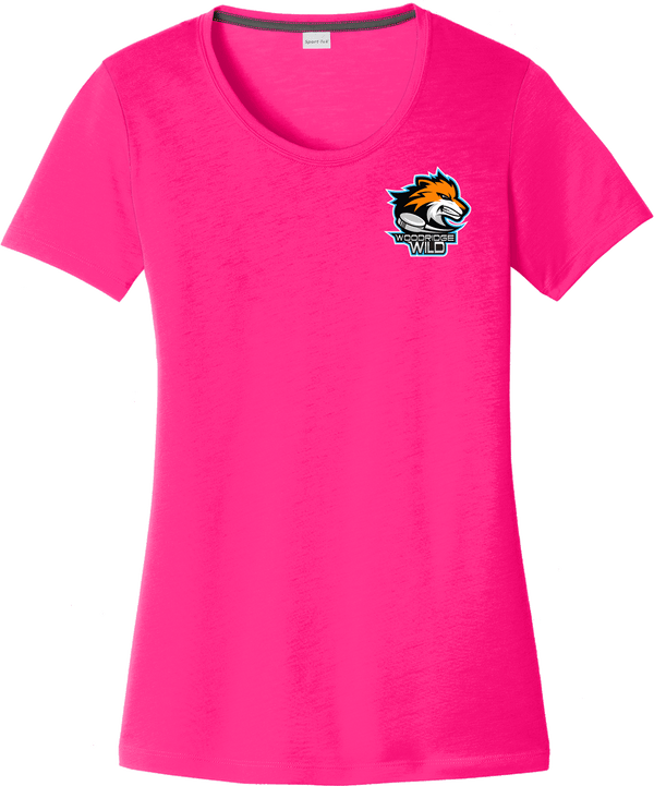 Woodridge Wild Ladies PosiCharge Competitor Cotton Touch Scoop Neck Tee