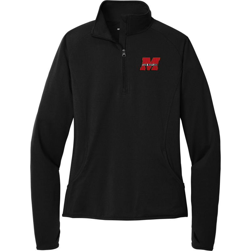 Team Maryland Ladies Sport-Wick Stretch 1/4-Zip Pullover