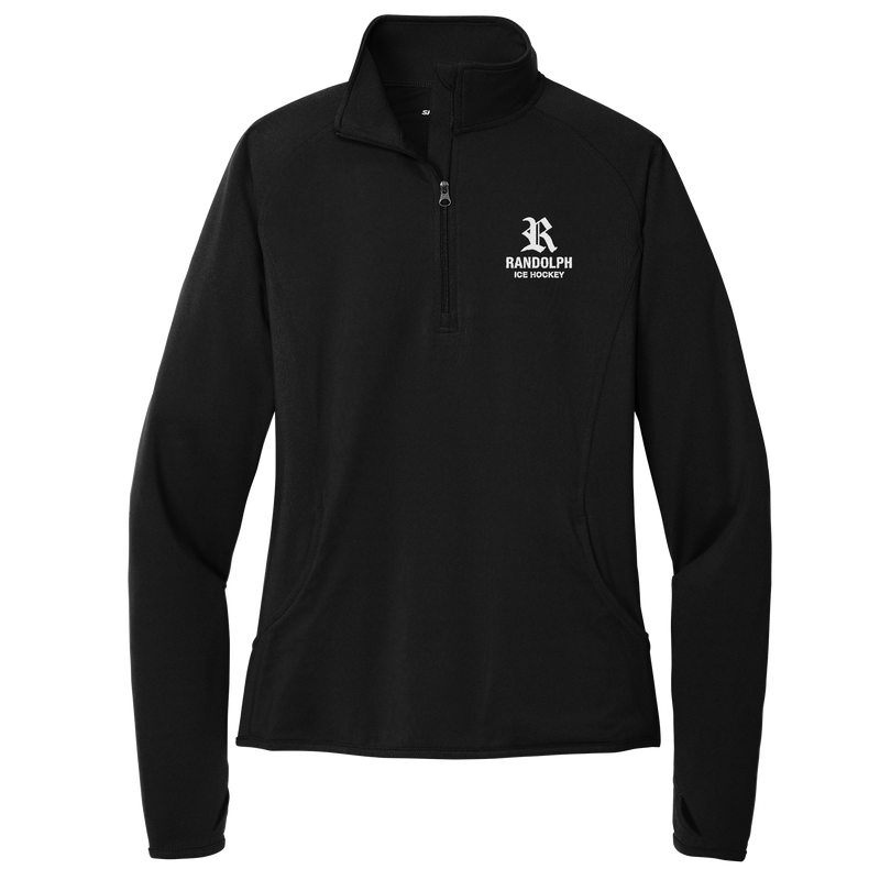 Randolph Hockey Ladies Sport-Wick Stretch 1/4-Zip Pullover