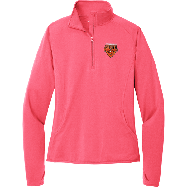 Pennsauken Pilots Ladies Sport-Wick Stretch 1/4-Zip Pullover