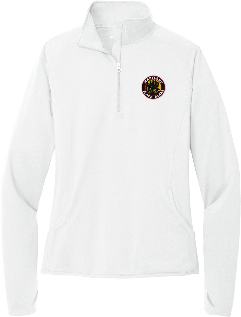 Maryland Black Bears Ladies Sport-Wick Stretch 1/4-Zip Pullover