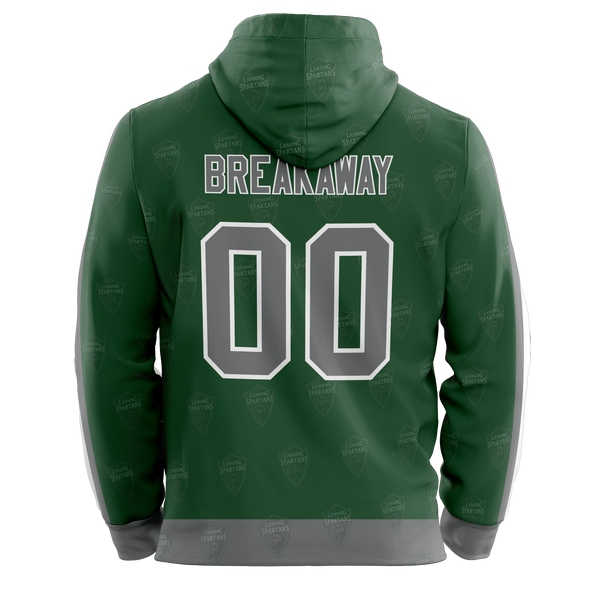 Lansing Spartans Adult Sublimated Hoodie