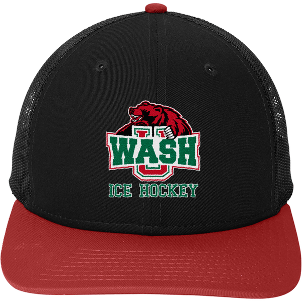 Wash U New Era Snapback Low Profile Trucker Cap