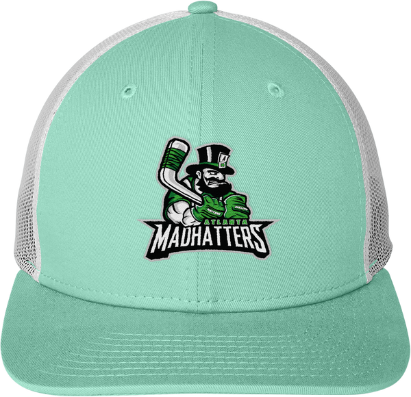 Atlanta Madhatters New Era Snapback Low Profile Trucker Cap